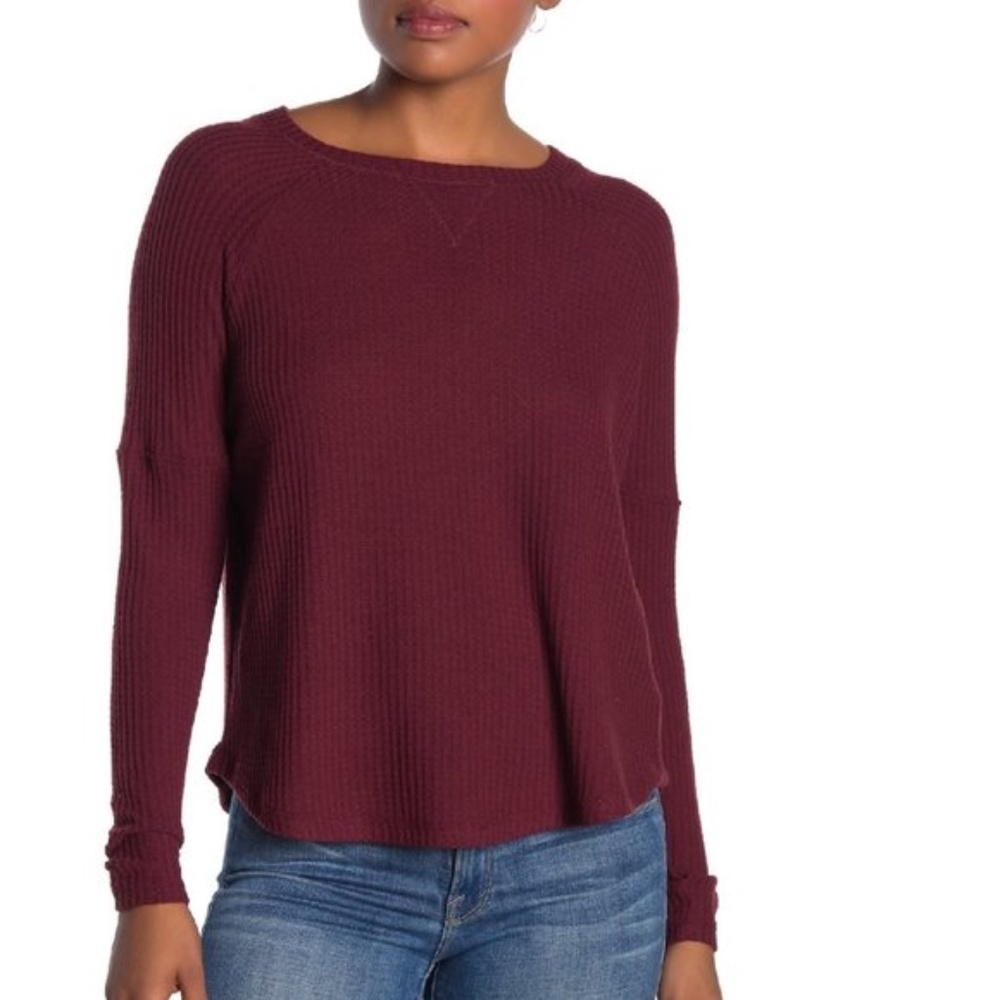 Sweet Romeo Thermal Dolman Sleeve Shirt